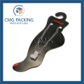 Plastic Black PVC Plastic Anklet Display Card (CMG-042)